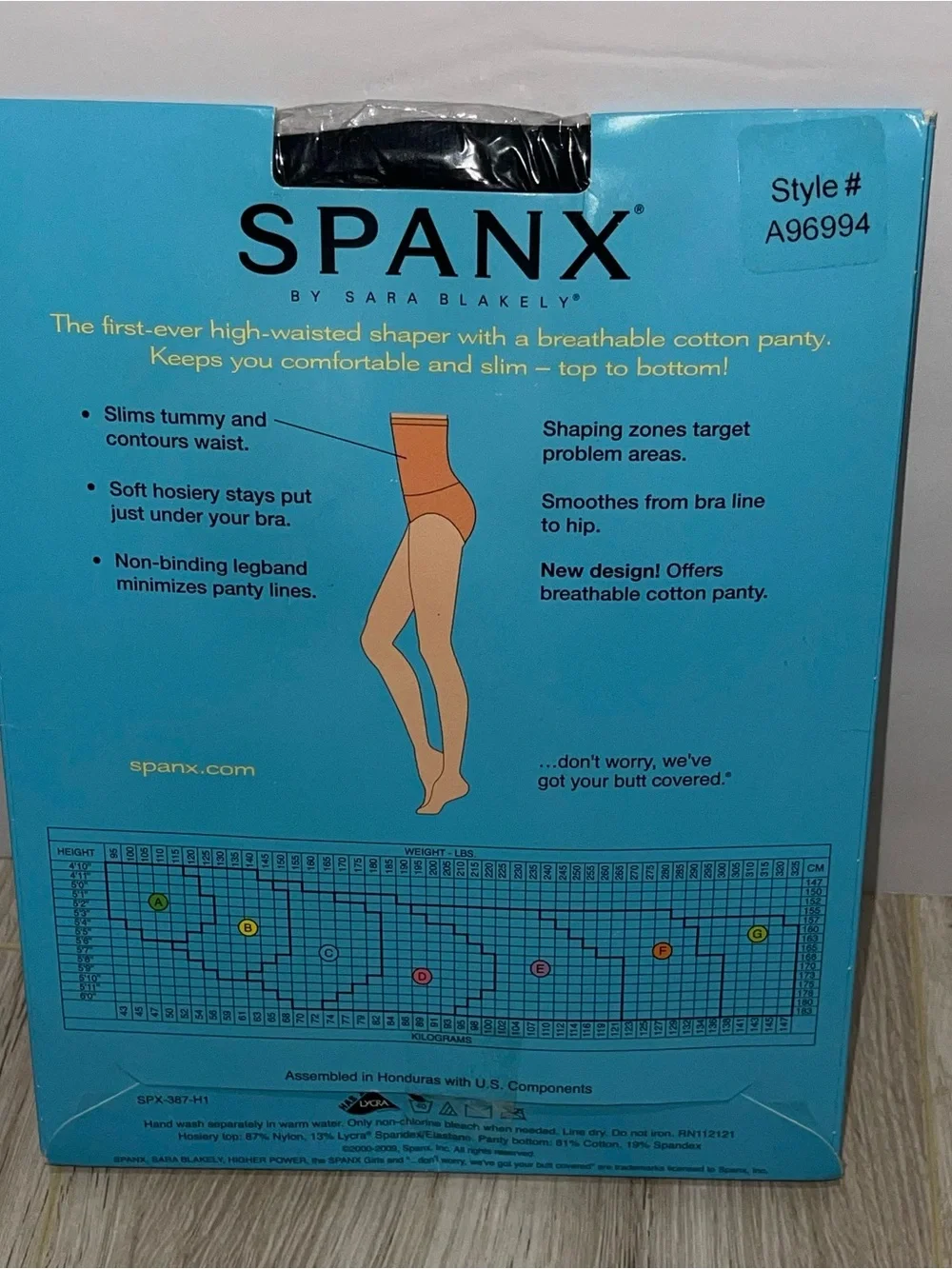New SPANX BLACK Tights Stockings Size A